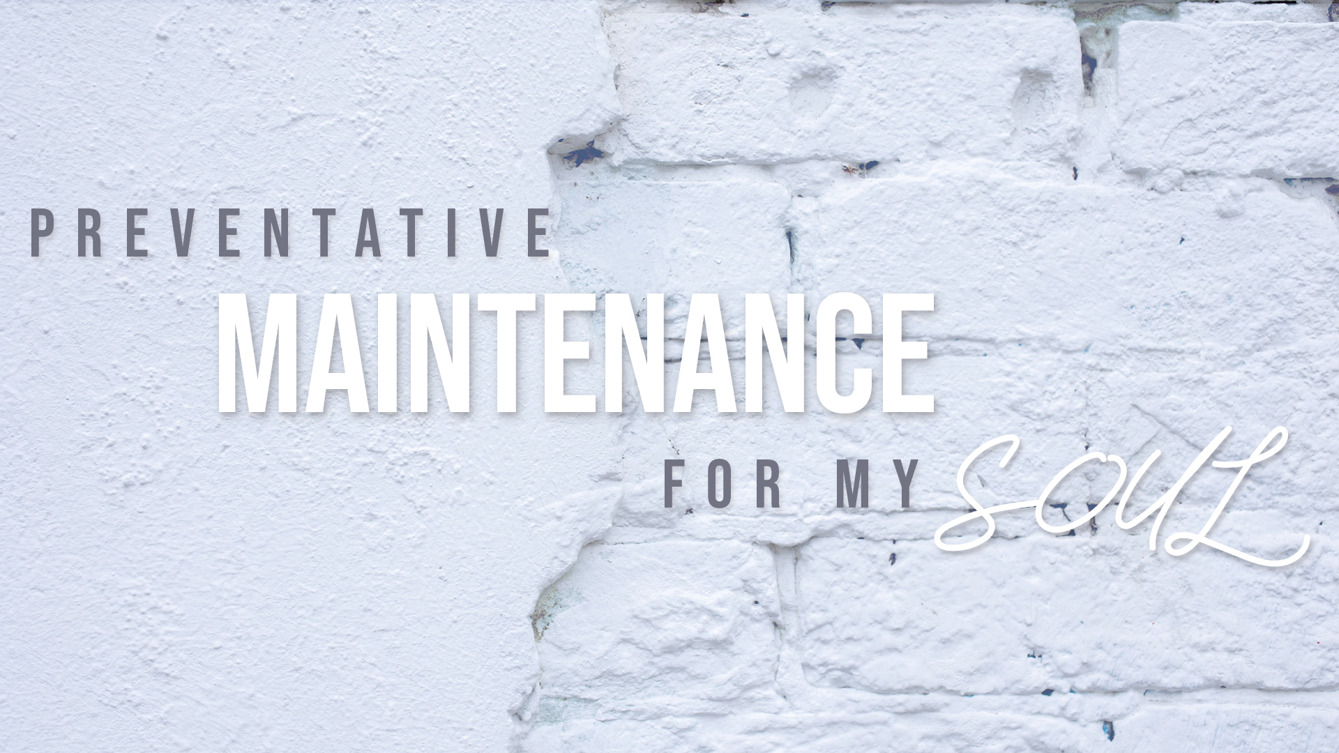 Current Series

How are you doing with preventative maintenance in your life? Join Paul Faust as we look together at God’s plan and principles for maintaining our souls.
